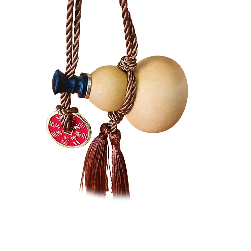 Creative Decorative Keychain Lucky Talisman Sword Gourd Lightning Strike Pattern Gourd Hand Handle Ornament Home Accessories