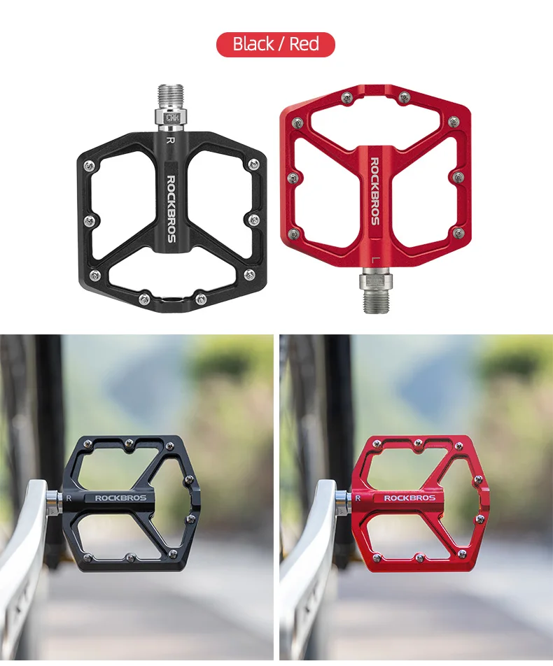Pedali RockBros In Lega CNC - Cuscinetti Sigillati Impermeabili Per MTB E Bici Da Strada