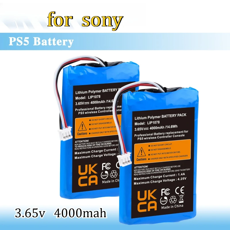4000mAh Suitable for Sony PS5 Game Console Controller Large Capacity Battery  PS5 Controller Battery  PS5 Digital Battery