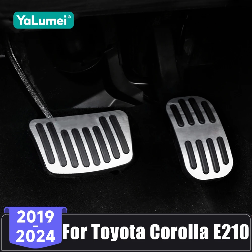 Für Toyota Corolla E210 Hybrid 2019 2020 2021 2022 2023 2024 Auto Gaspedal Gas Kraftstoff Bremse Fußstütze Pedal Abdeckung Nicht Slip pad