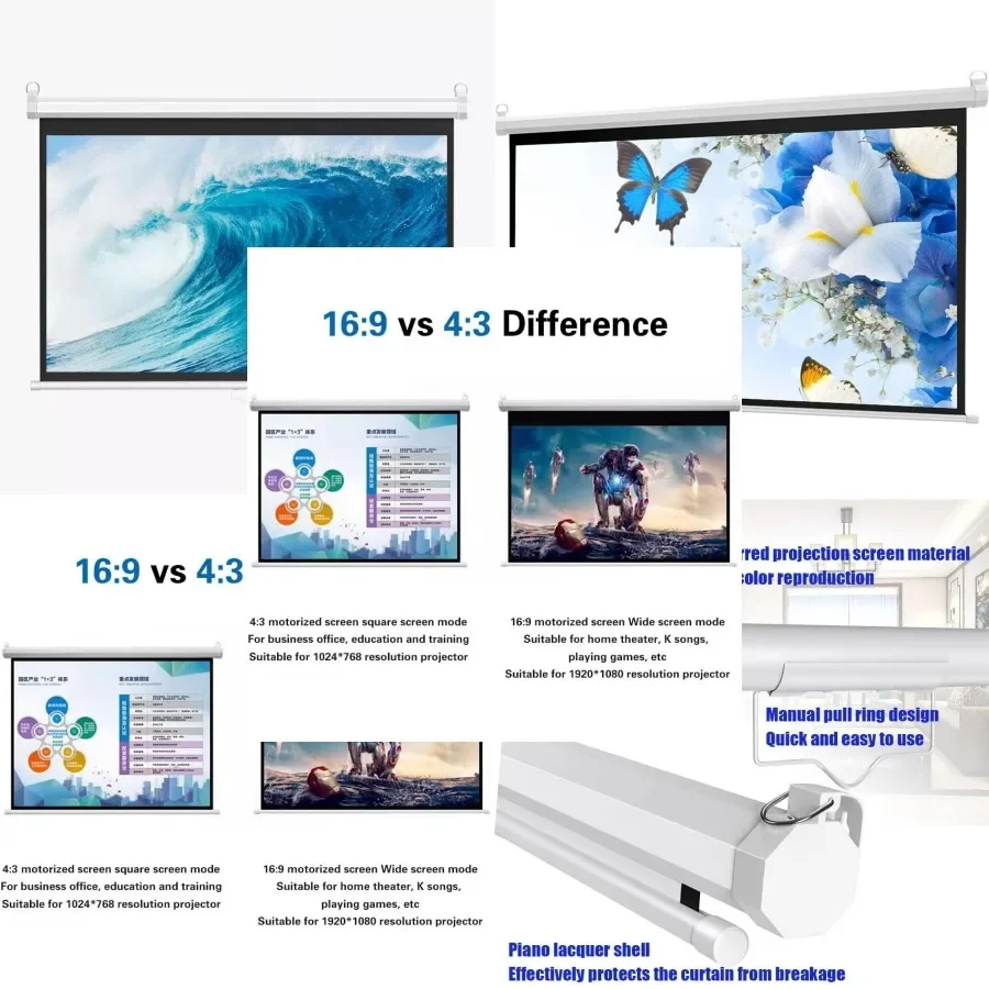 Projector Screen Manual 60