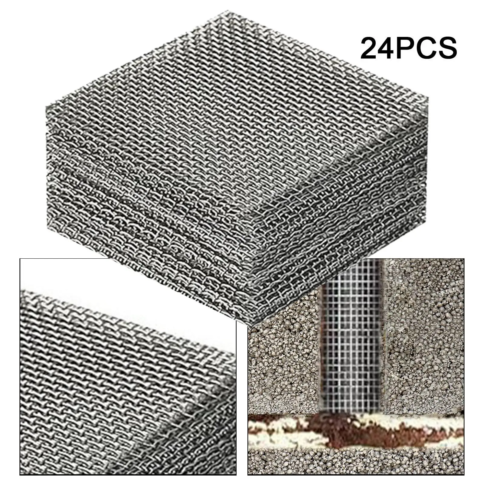 

High Performance Brick Weep Hole Inserts Mesh Design Drain Hole Filler Cover for Home Exterior