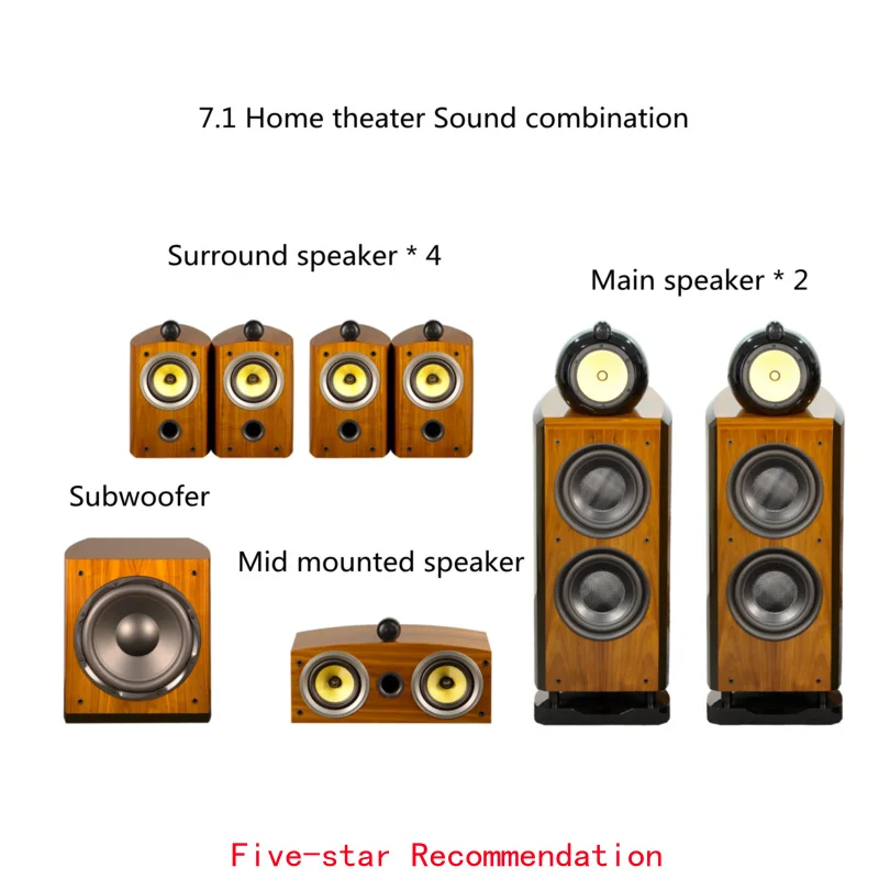 AVplay Double 10 inch HiFi Fever Speaker 7.1/7.2 Home Theater Cinema System With 12 Inch Subwoofer 5.5 inch Around Speaker