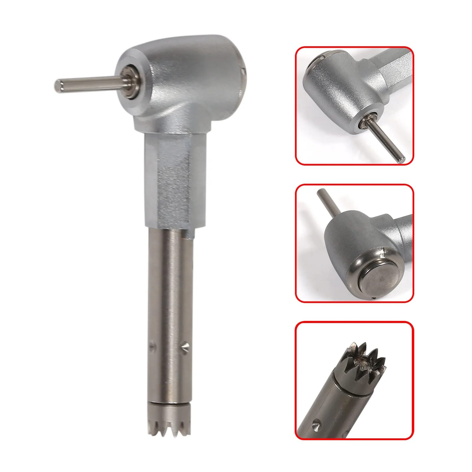 Sale! Dental 1:1 Push Button High Speed Replace Head 1.6mm For SKYSEA Low Speed Inner Spray Contra Angle EI