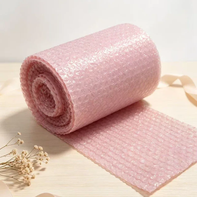 Love Heart-shape Bubble Cushioning Wrap Padding Bubble Packaging Film for Shockproof Foam Roll Bag Paper Packing Fragile