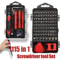 115 In 1 Precision Screwdriver Set Professional Magnetic Repair Tool Kit for Phone Computer Watch Laptop Repair