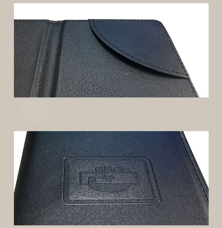 2PCS PU Leather Restaurant Bill Holder With Inside Pockets