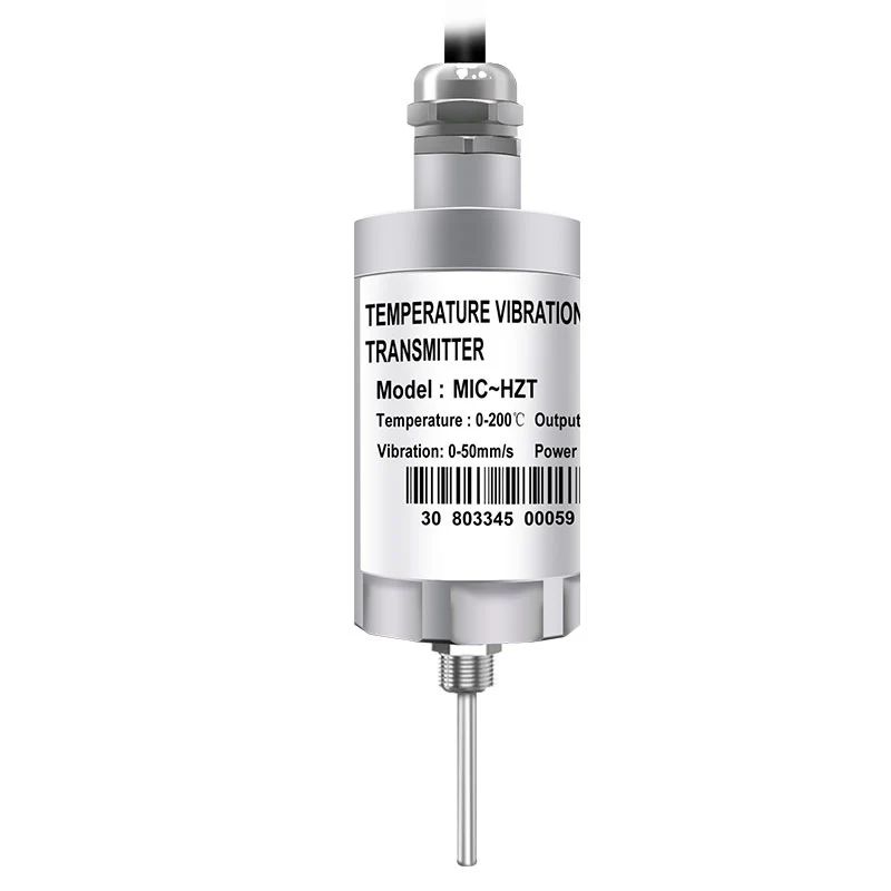 4-20mA Thread Mount DC24V 0-100mm/s Acceleration Transmitter Vibration Sensor for Motor Fan Water Pump-KH