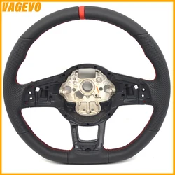 Alcantara leather steering wheel suitable for VW Golf 7 MK7 R GTI GTE GTD Passat B8 Tiguan MK2, sport wheel, Car Accessories