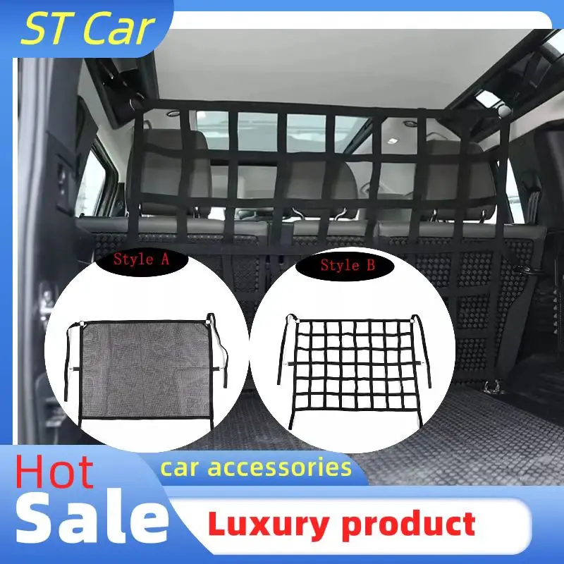 

For Land Rover Defender 110 2020-2021 Car Tail Box Trunk Pet Security Net,Pet Dog Security Fence Grid,Auto Interior Accessories