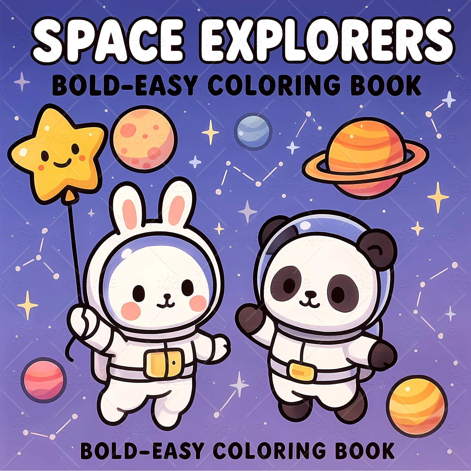 SPACE EXPLORERS Coloring Book For Adults And Teen Featuring Cute Cozy Daily Activities For Relaxation (Cozy Spaces Coloring)