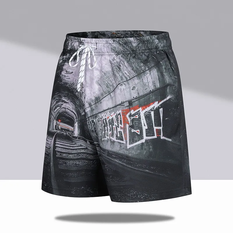 

Summer American 3D Print Sexy Board Shorts Men Quick Dry Oversized Shorts Man Sports Beach Trunks Short Pants Male Streetwear