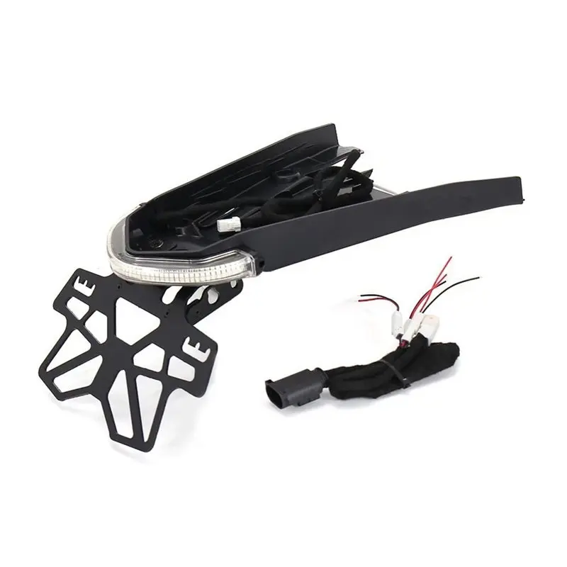 Scrambler License Plate Holder Rear LED Turn Signal Stop For BMW-A08Q