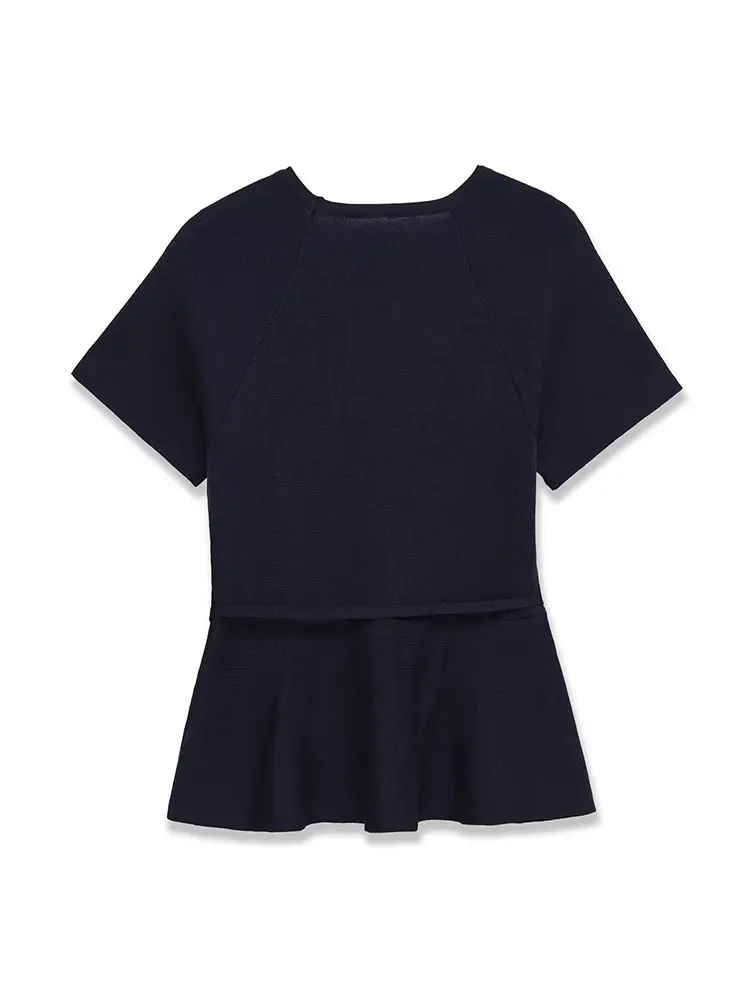 Tfafxy Knitted Sets Spring Short Sleeve - Image 3