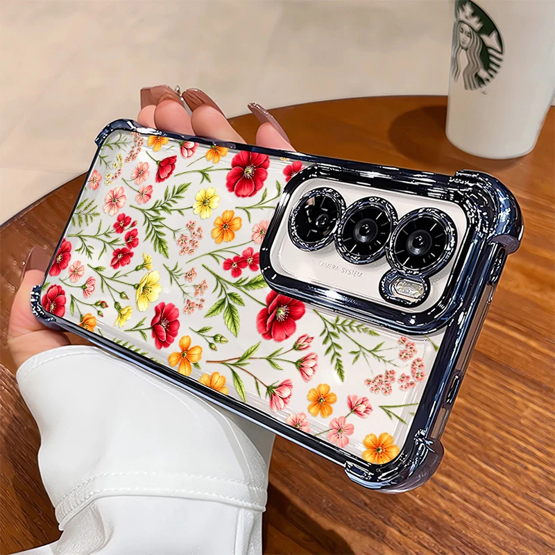 Vivo Y28 - Watercolor Flower Pattern Case For Vivo