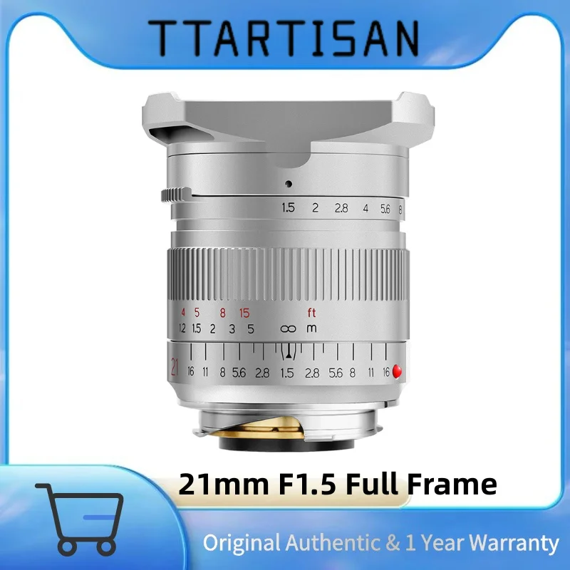 

TTArtisan 21 мм F1.5 Полноценный широкоугольный объектив для камер Leica с байонетом M Leica M2 M3 M4 M9 M10 M11