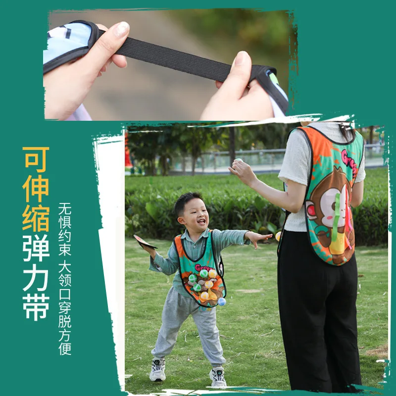 Palla da pasta per bambini Giocattoli da esterno, Giochi di Dodgeball per la scuola materna, Gilet da interno Integrazione sensoriale Allenamento sportivo genitore-figlio