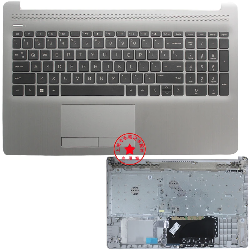 New Laptop Palmrest  Upper Cover Topcase Top Cover For hp 15-DA 15-DR 15-DB 250 255 256 G7 C136 Bottom Case Lower Base Carcass