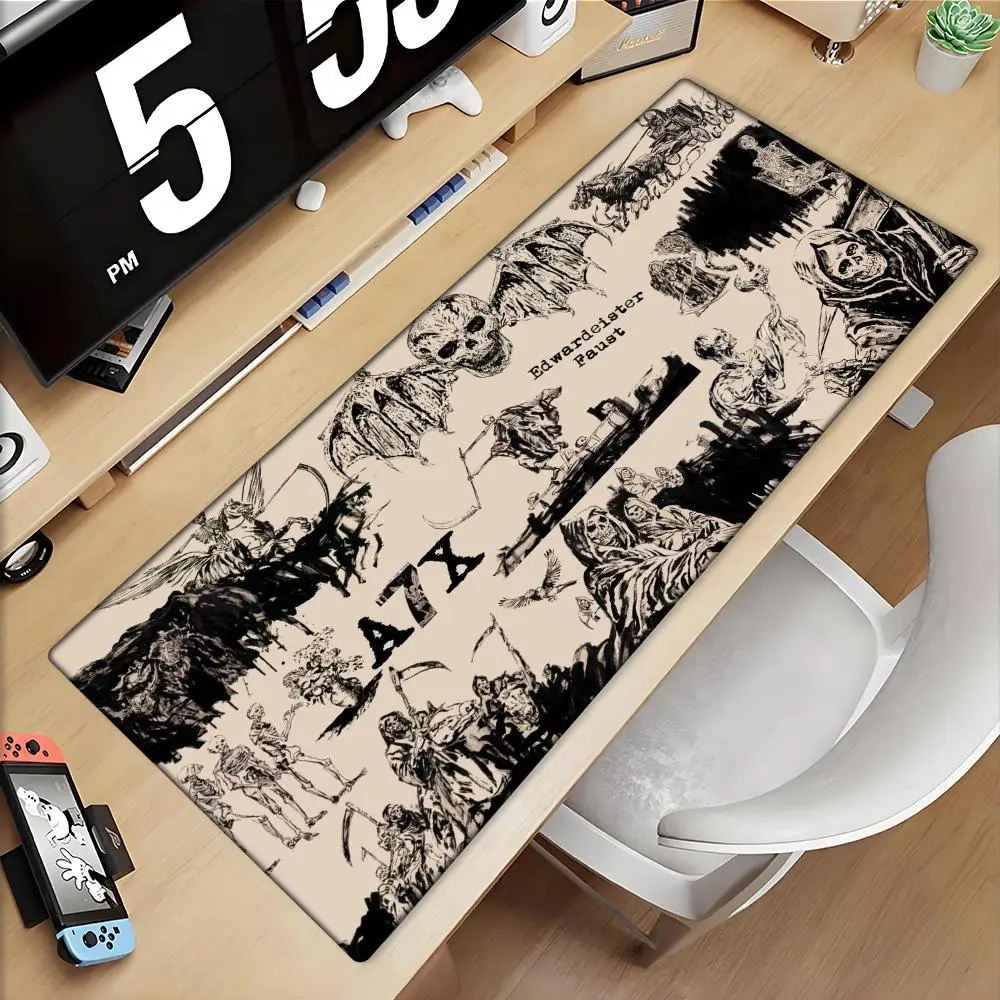 

A-Avenged Sevenfolds band Mouse Pad Tapetes de Mesa Teclado, Borracha Kawaii, Tapete de Mesa Antiderrapante, XXL,90x40cm