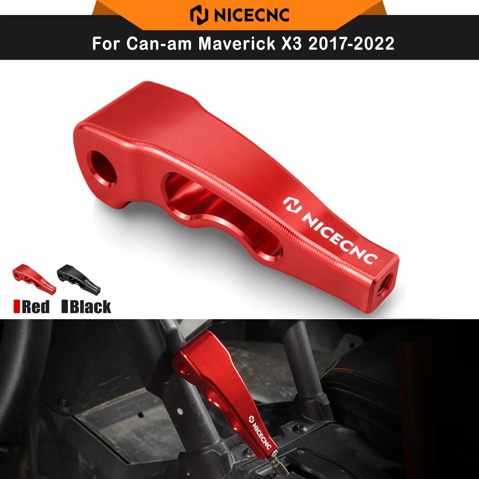 

NICECNC for CAN AM Maverick X3 UTV Gear Shift Knob for Can-am X3 2017-2022 Maverick Trail 1000 2019-2022 Commander 1000