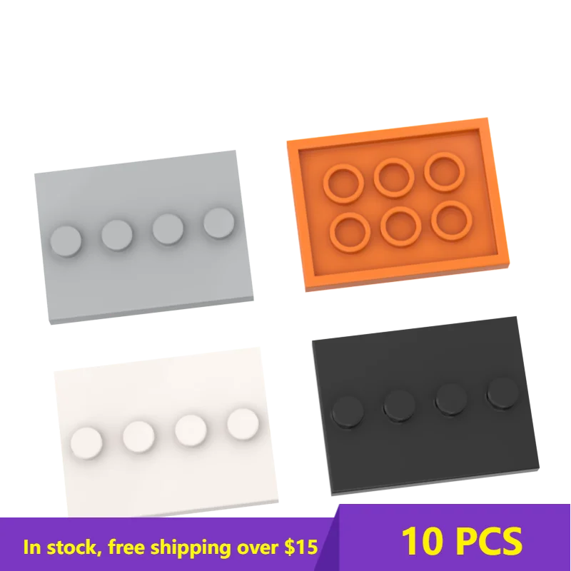 

10PCS Bricks 88646 17836 3x4 Human Base Brick High-tech Changeover Catch for Building Blocks Parts DIY Educational Parts Toys