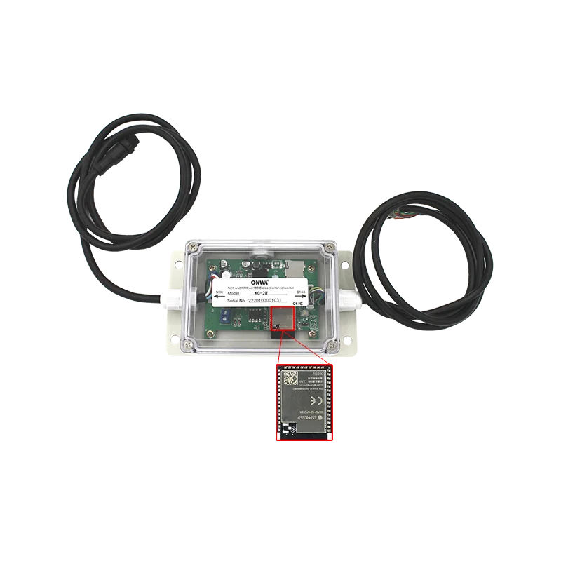 Hot Sale New KC-2W WIFI Module Bidirectional NMEA2000 and NMEA0183 Converter for Marine Supplies Converts NMEA0183 to N2K