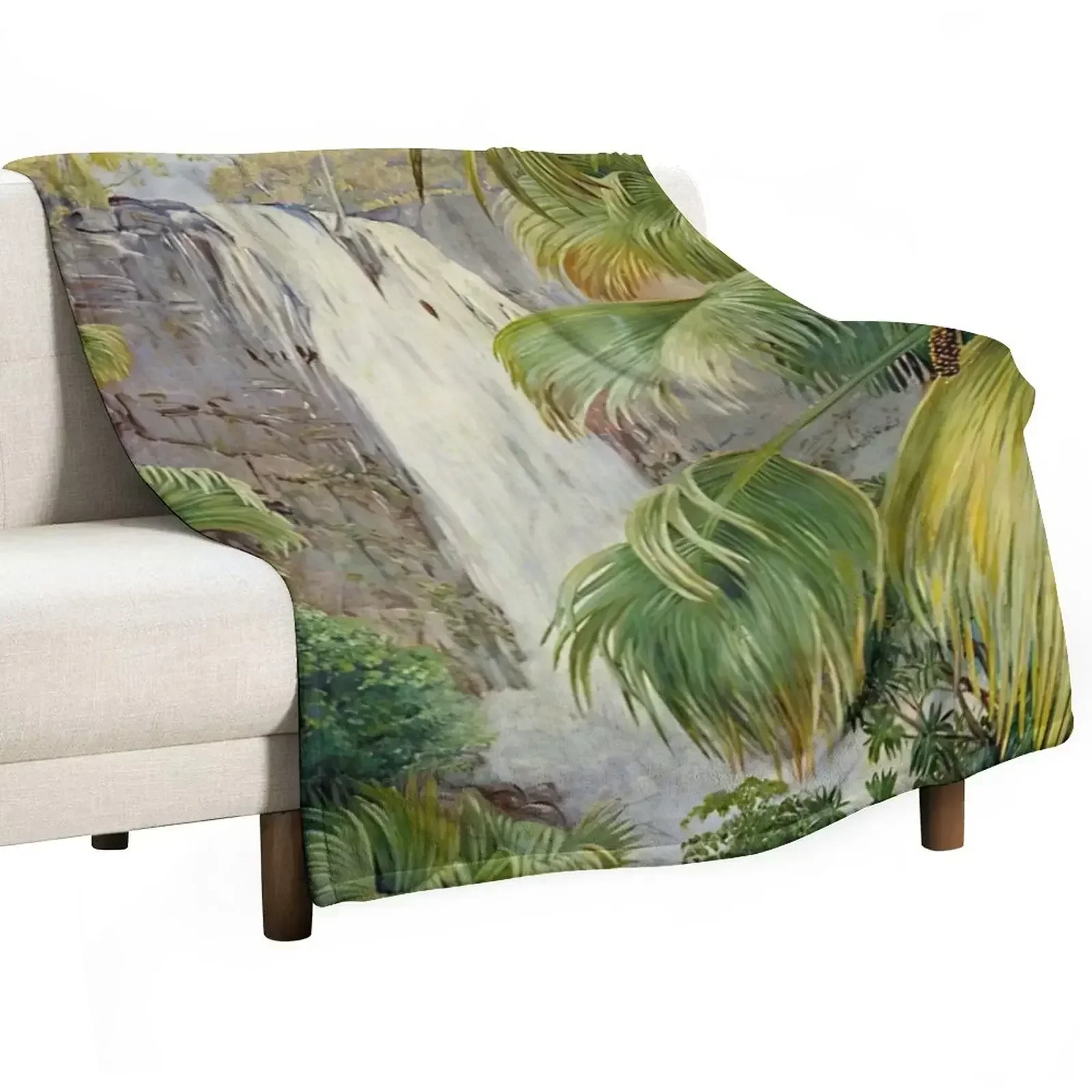 

Marianne North - Exotic Landscape Throw Blanket Hairy valentine gift ideas Blankets