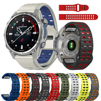 22 26mm Strap For Garmin Fenix 8 E 47 51mm 7 7X 6 6X 5 5XPlus 3HR Silicone Watchband Epix Gen 955 MK2 Enduro 3 Quickfit Bracelet