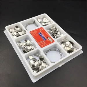 System System Summonal Sectional Matrix Autoclavable, Metallic Dentistry, CLAMPING SEPERATING RING, 100 PCS 9 Main Sales Dentistry Materials - №2