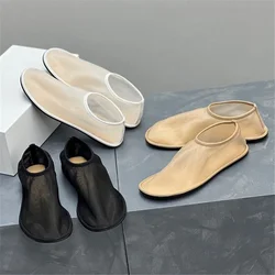 2024 New Women Lazy Loafers Mesh Ballet Flats Spring Summer Walking Flat Dance Shoes Woman ﻿Breathable Slip-on Espadrilles