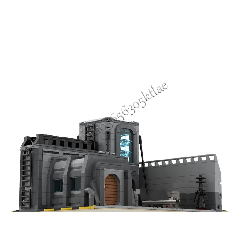 1068개 조각 하우스 스트리트 SW 베이스 3 병원 MOC 맞춤형 모듈식 블록 인기 창의적 디자인 DIY 휴일 장난감 선물