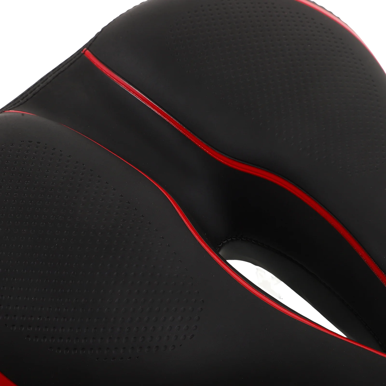 

Thickened Hollow Absorption Bike Saddle Cushion Comfortable Seat Taillight For Mountain Road Bike Black Red Cycling Saddle