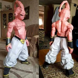 1.3M Majin Buu Paper Model Papercraft 3D DIY Puzzles Hand Made Creative Sculpture Props Home Decor Room Ornament Desk Decoration