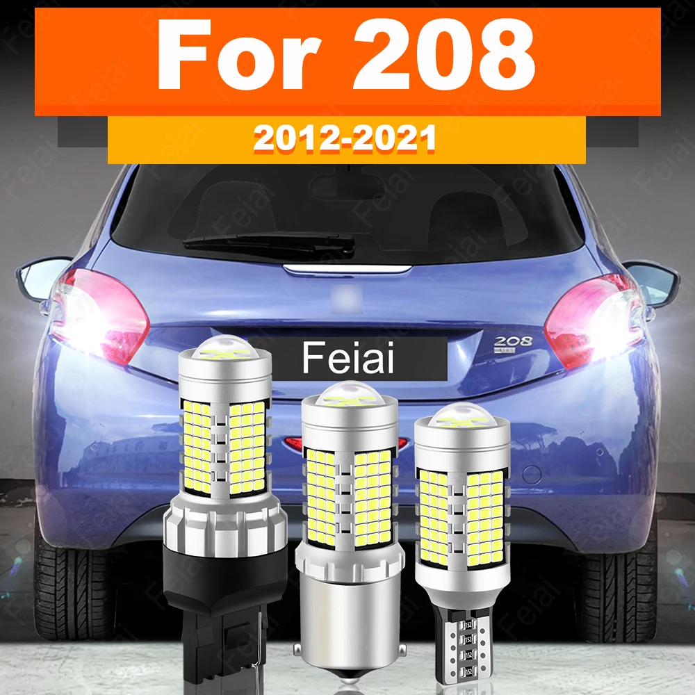 LED Reverse Light Bulb For Peugeot 208 Accessories Car Reversing Lights 2012 2013 2014 2015 2016 2017 2018 2019 2020 2021 2PCS