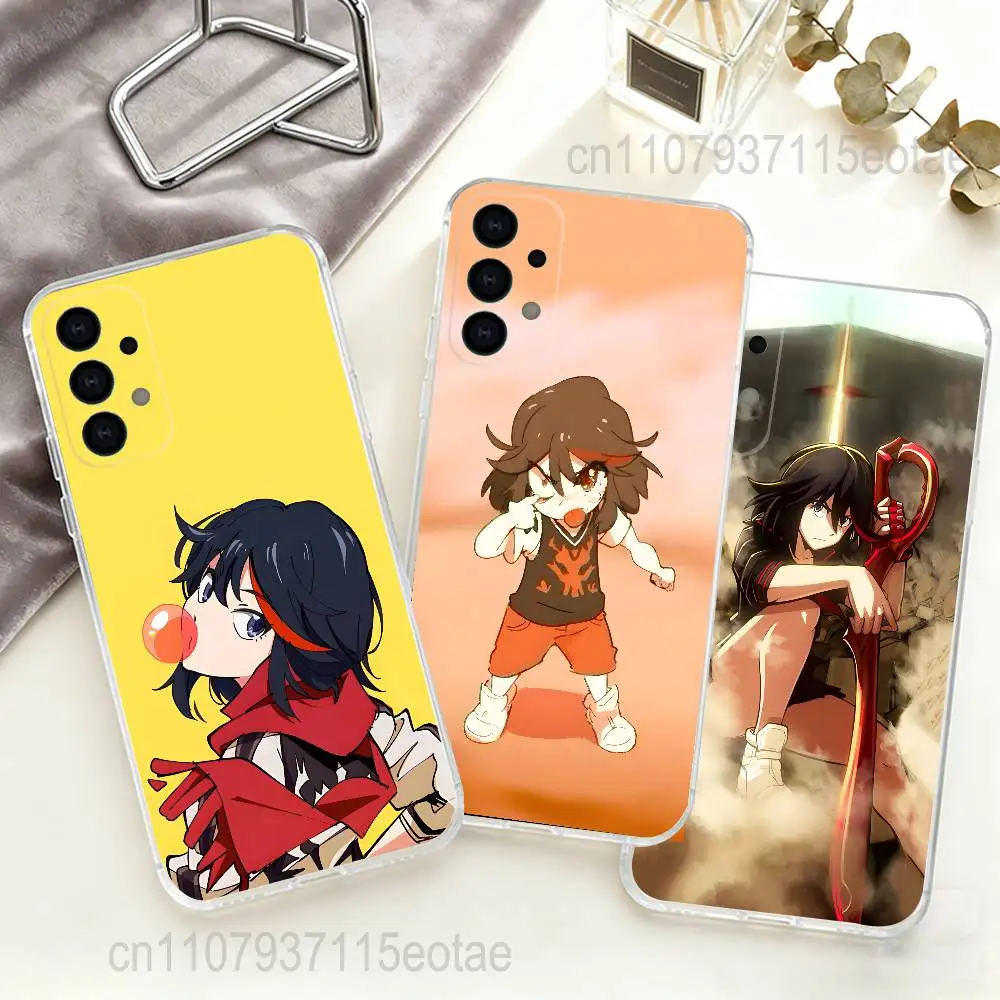 KILL la K-KILL R-Ryuko M-Matoi Clear Phone case suitable for  Samsung S30,S25,S24,S23,S21,S22,S20,S10,5G,FE,lite,PIus,Ultra TPU