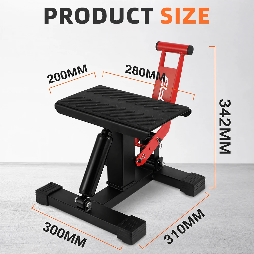Hydraulic Lift Stand 880LBS Universal For Dirt Pit Bike Sur-Ron E-bikes Iron Maintenance Motorcycle Repair Stool Lift Jack Stand