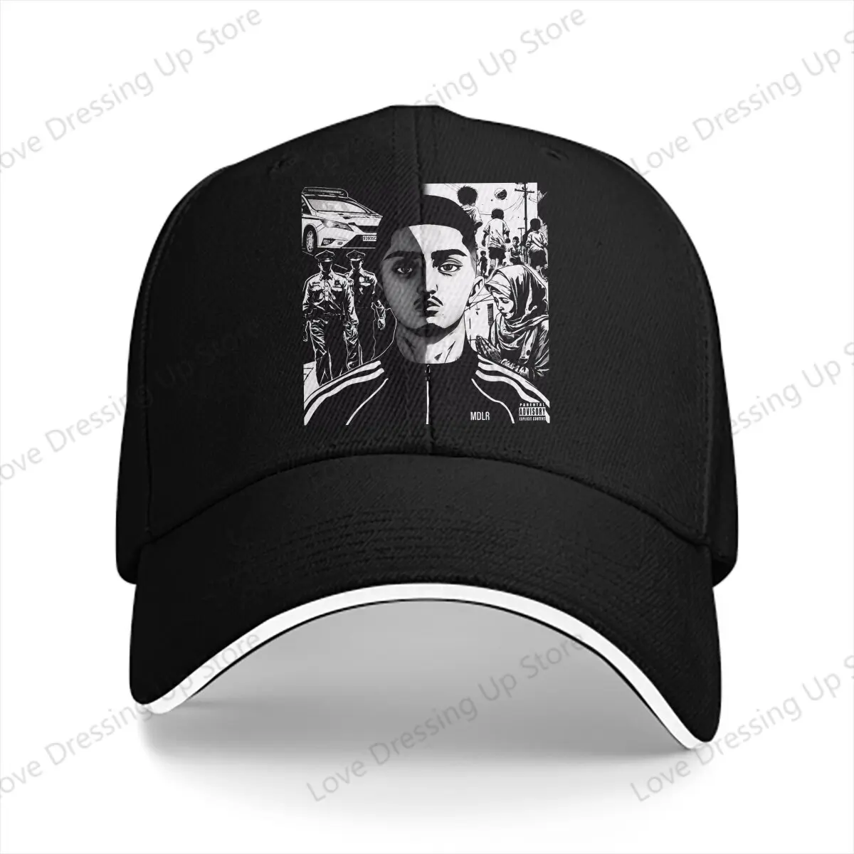 Summer Hip Hop  The Morad M.D.L.R Morad 04 Baseball Cap Adjustable personality Golf Hat Outdoor sunshade hats Unisex Gift