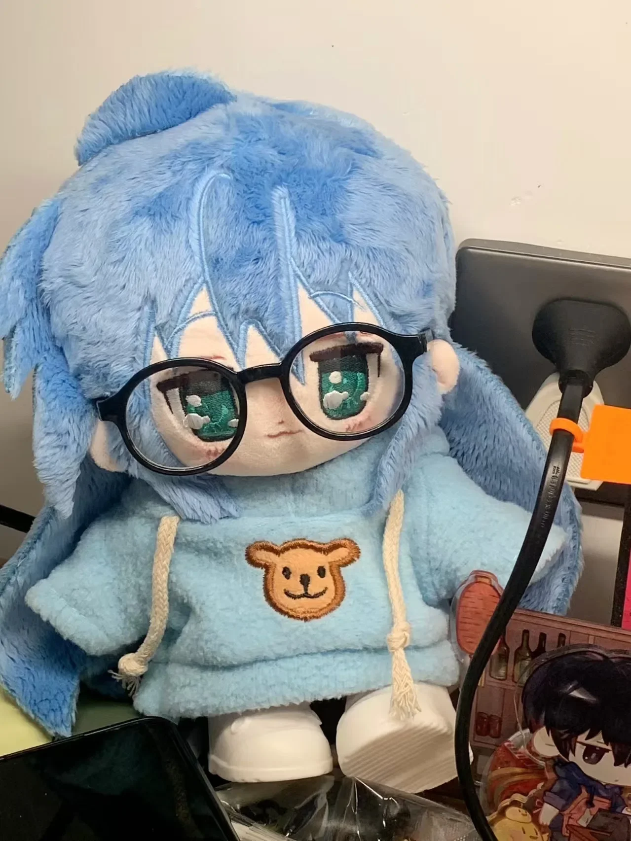 20CM Anime Game Lzumi Konata Cute Monster Cosplay Plush Stuffed Doll Cotton Body Figures Dress Up Cotton Doll Toys Pillow Gift