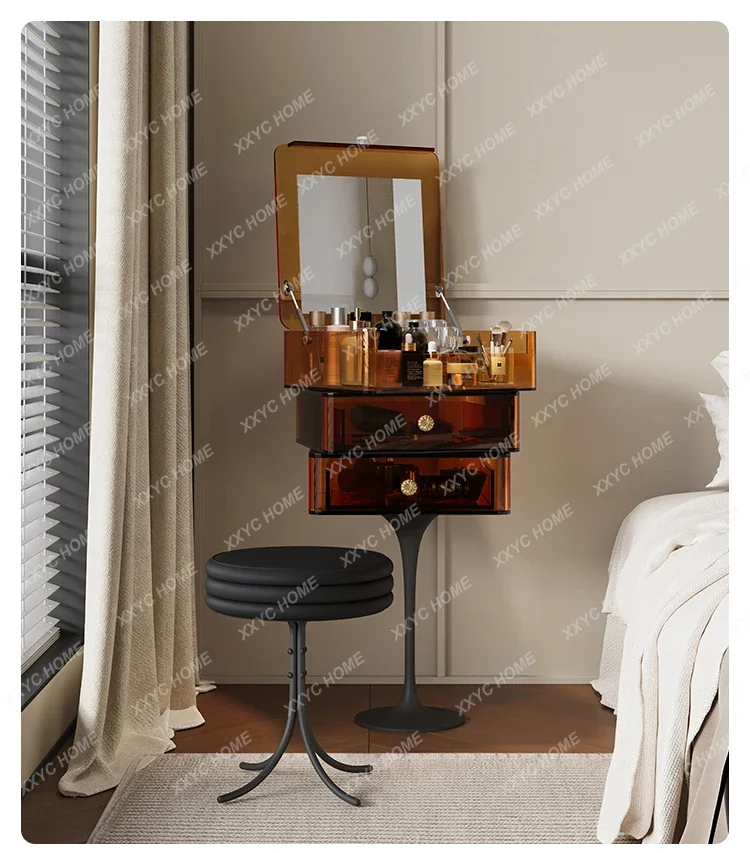 A  Acrylic Dressing Table Makeup Bedroom Modern Simple Dressing Table Small Apartment Dressing Table