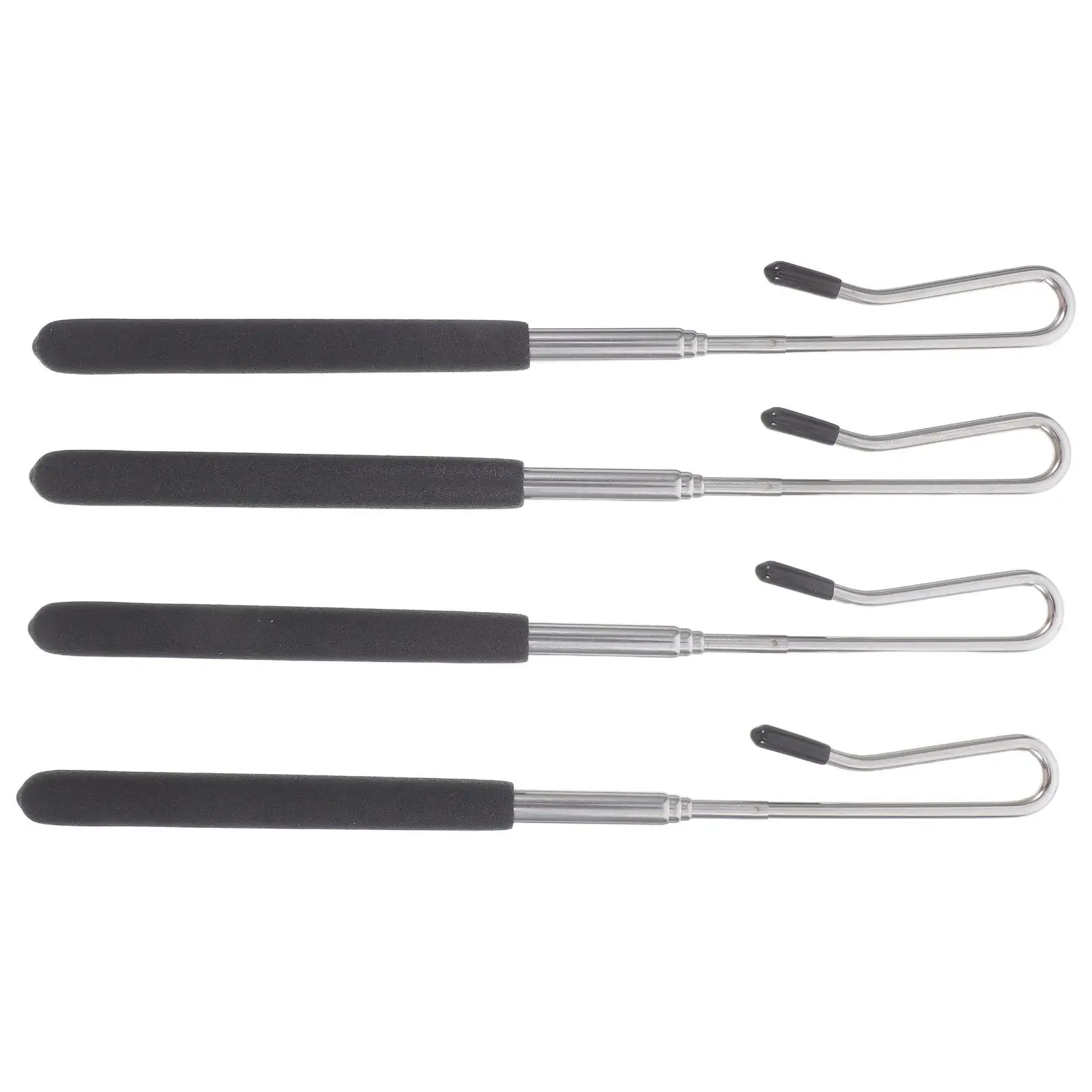 Varillas de Control de marionetas ajustables, mangos de brazo de Metal, palos de manipulación telescópicos, herramientas para marionetas, 4 Uds.