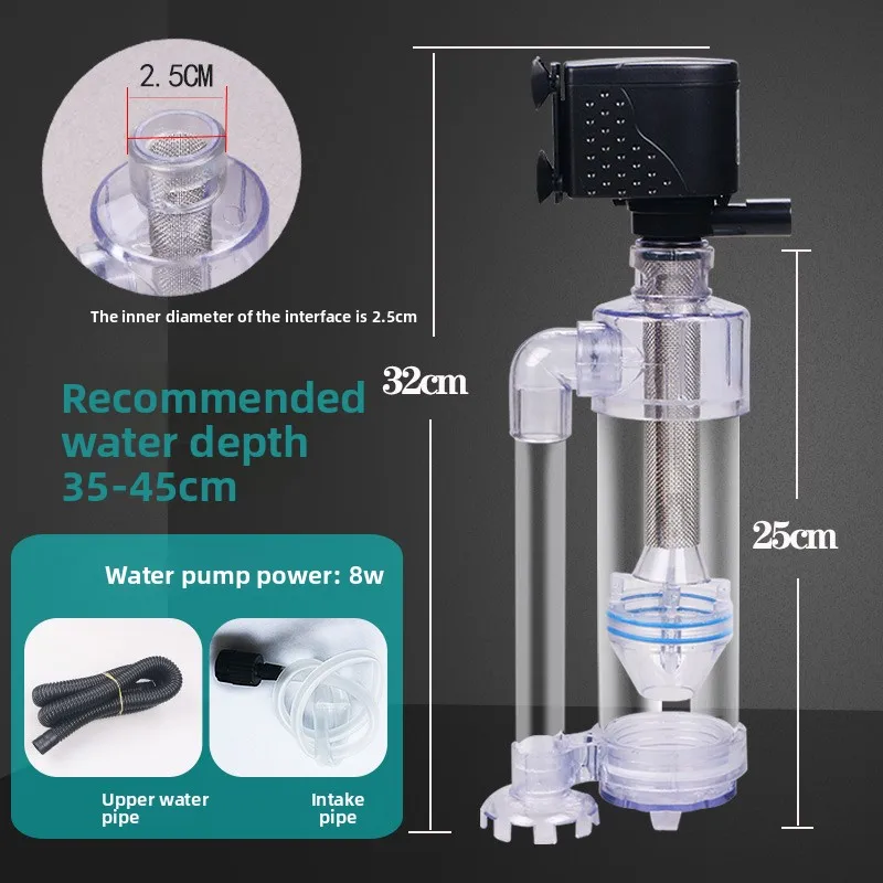Automatic Stool Collector, Three-in-one Circulation Pump, Upper Filter for Fish Tank Filtering