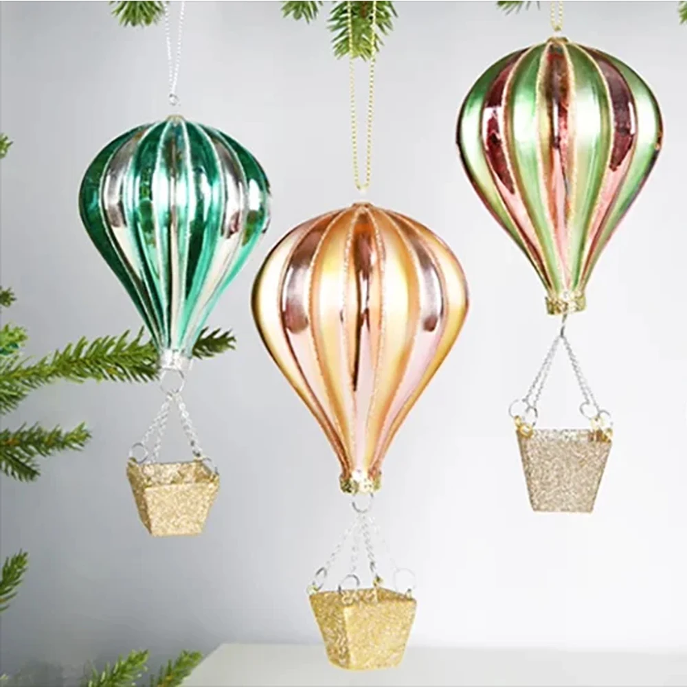 decoracao-de-natal-criativa-pingente-de-vidro-pintado-artesanal-com-astronauta-globo-aviao-poker-e-balao-de-ar-quente-para-Arvore-de-natal