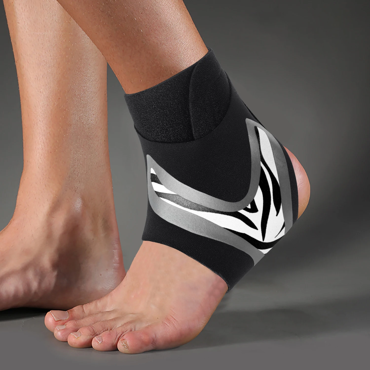 

1 шт. защитный фиксатор голеностопа для футбола, баскетбольный фиксатор голеностопа, компрессионный нейлоновый ремень, протектор голеностопа