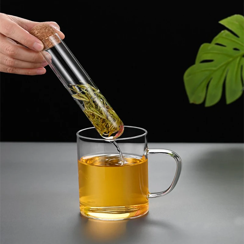 Glass Tea Infuser Glass Design Tea Strainer for Mug Fancy Filter Puer Herb Tea Tools Accessories