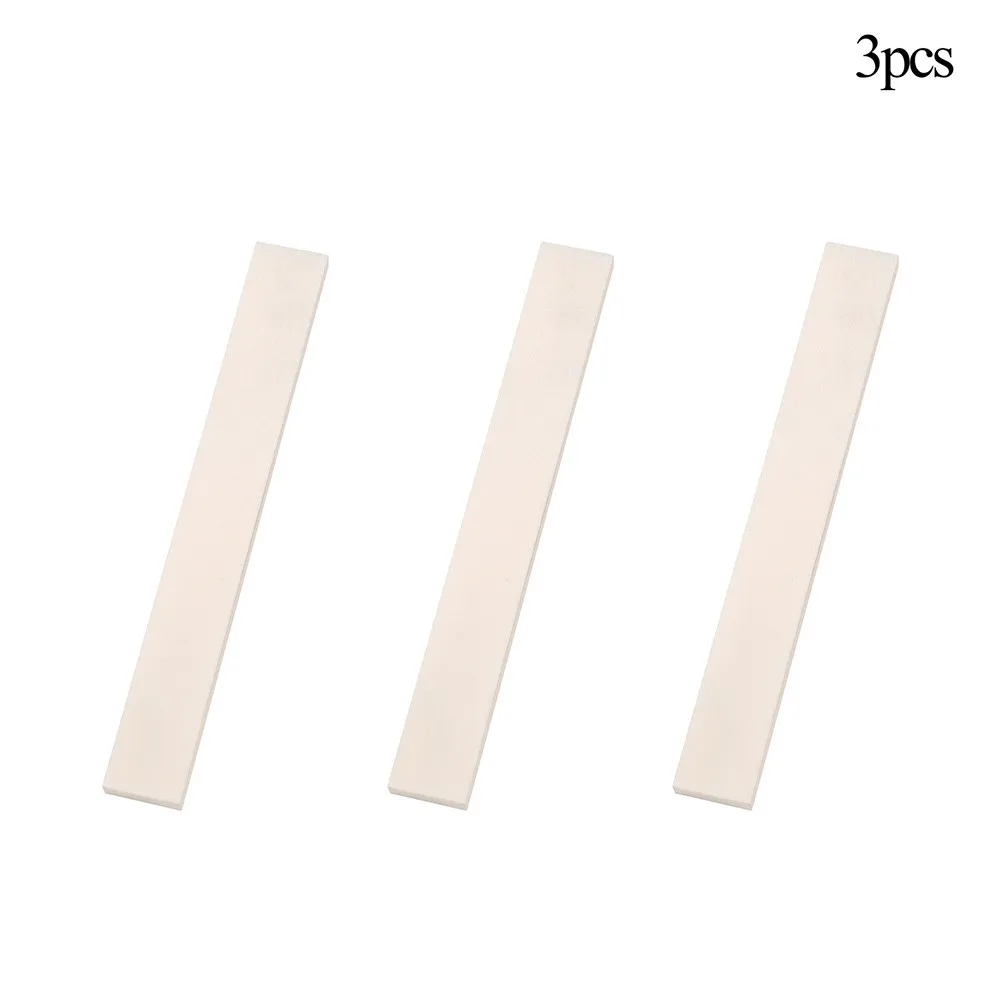 Enhance Durability and Sound Quality with Cow Bone Blank Saddle Ideal for Acoustic Classical Guitar (1/3/6 PCS)