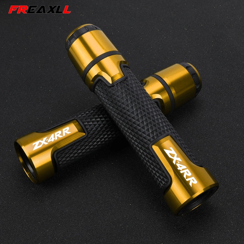 2025년형 가와사키 ZX4RR ZX 4RR ZX-4RR 7/8'' 22MM CNC 오토바이 핸들바 그립 고무 핸드 스러스터 그립