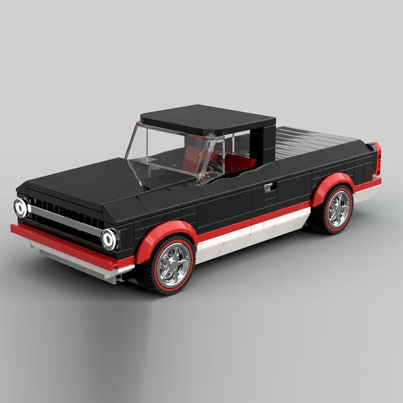 Speed Racing Car Model MOC Building Bricks Pickup Truck City Car C10 Modular Technology Holiday Gifts Assemble Toys Ideal Gift