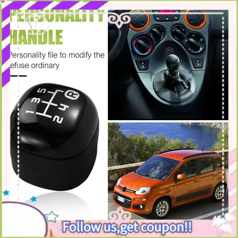 Facile da usare Auto Cambio Manuale 5 Velocità Pomello Del Cambio Leva Cambio Per Fiat Panda X58L 2012 Accessori Auto