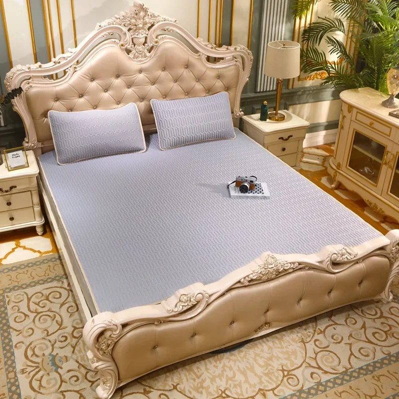 Multi-functional Classic Children's latex mat three-piece summer air conditioner mat household ice silk soft mat latex mat