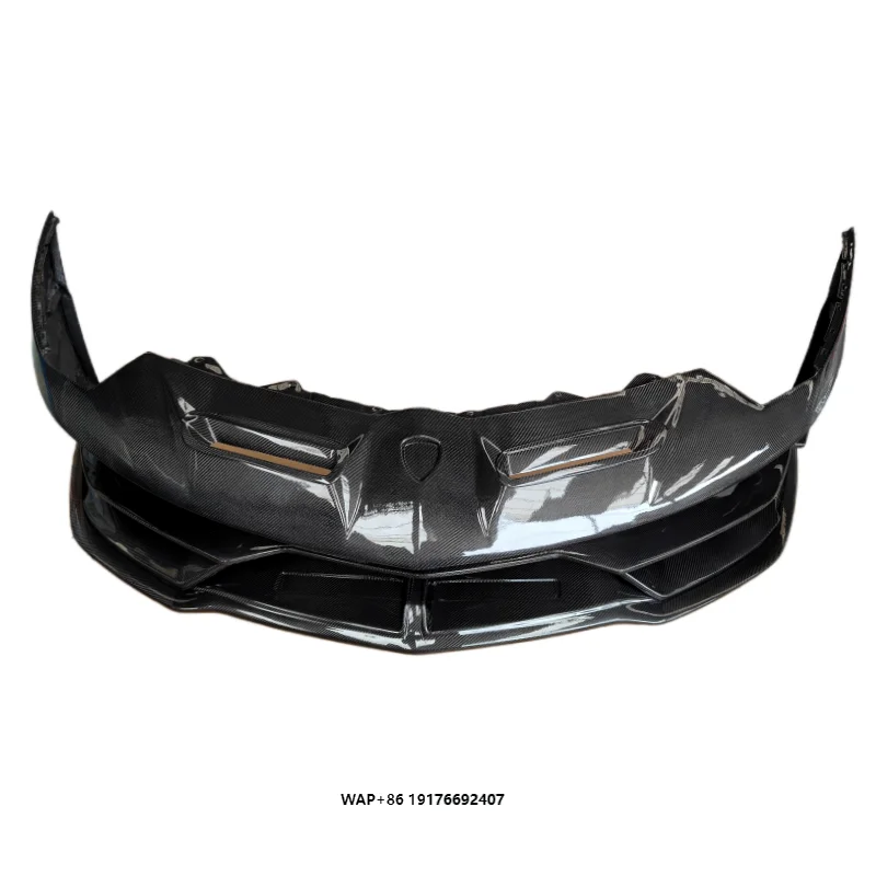 New All Carbon Fiber Body Kit forLamborghini Aventador LP700 LP720 LP740 LP750 SVJ Style Front Bumper